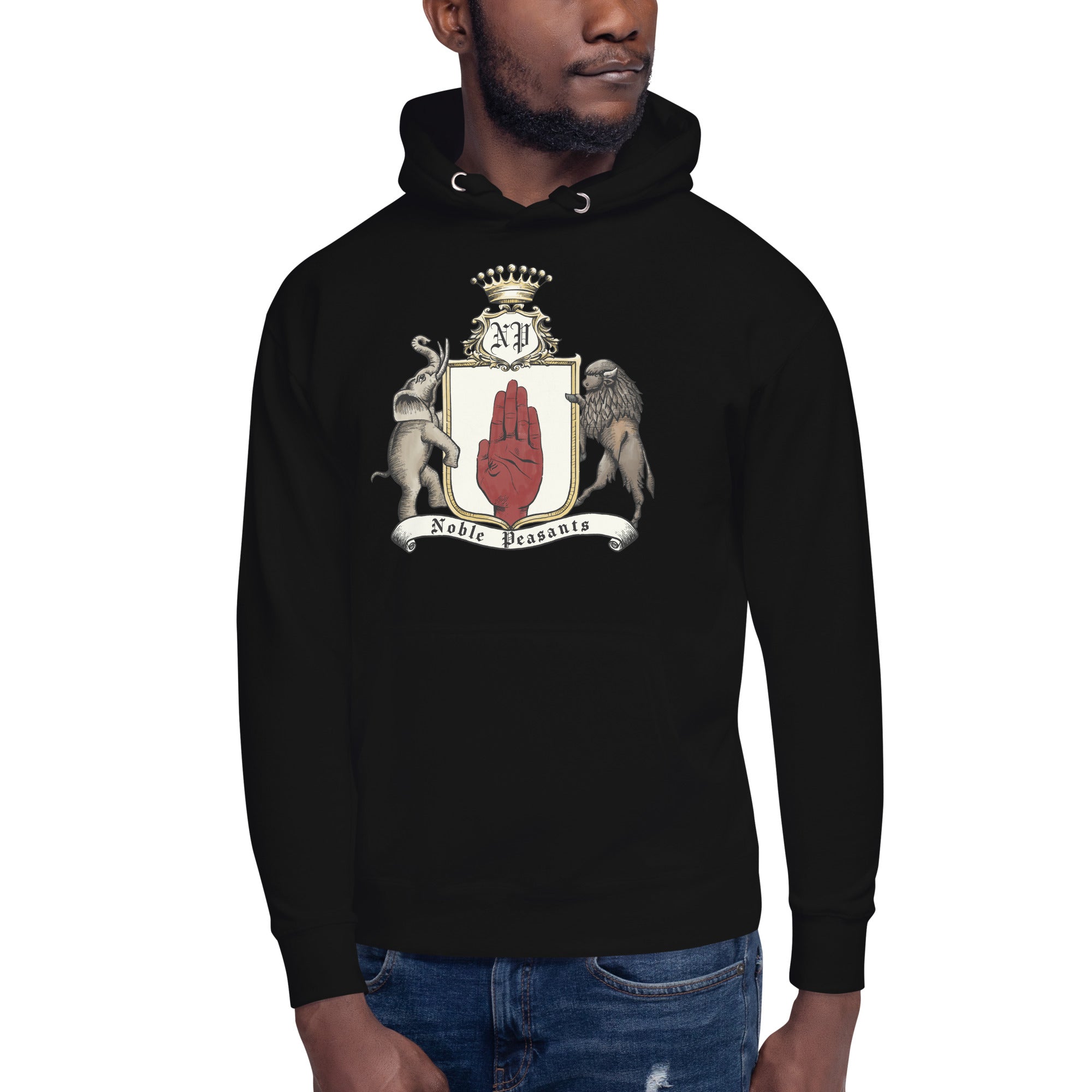 Noble Peasants Logo 3/4 Unisex Sleeve Raglan Shirt – Shopnoblepeasants