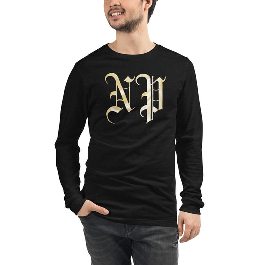 Noble Peasants Gold Leaf Logo Unisex Long Sleeve Tee