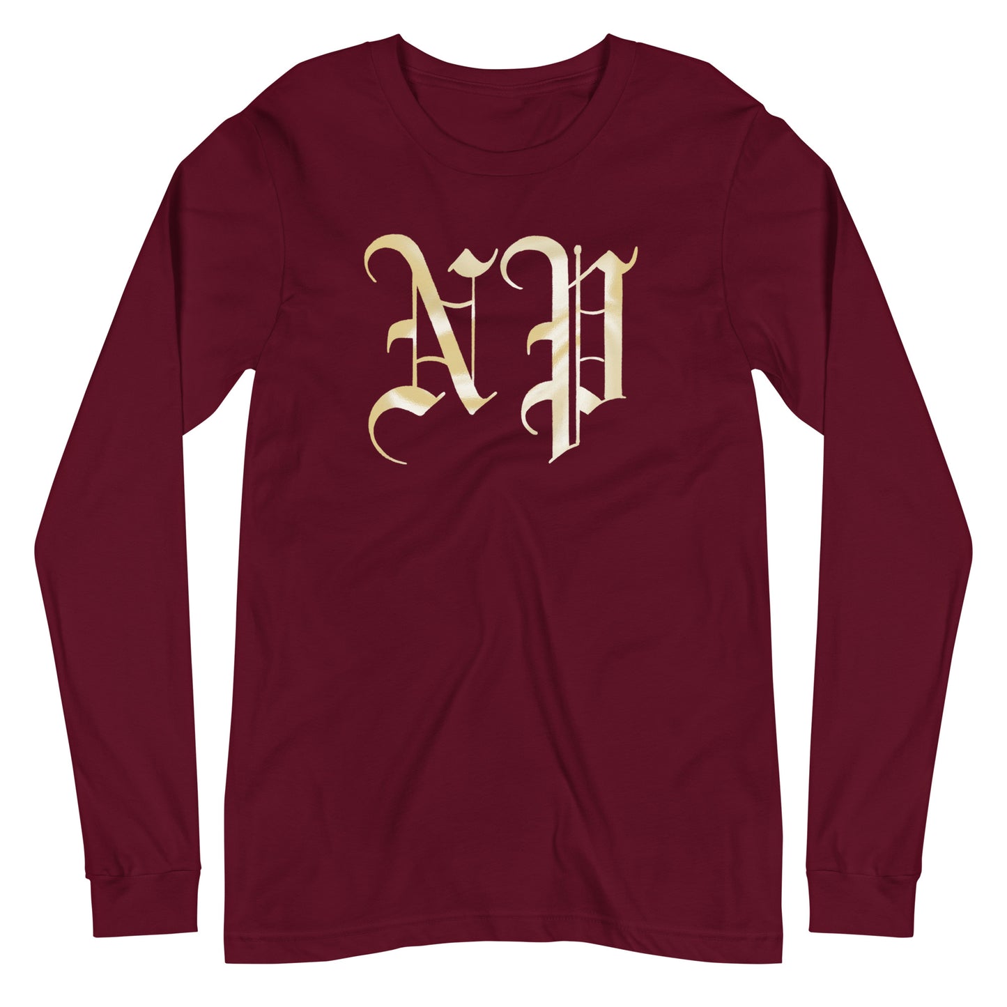 Noble Peasants Gold Leaf Logo Unisex Long Sleeve Tee