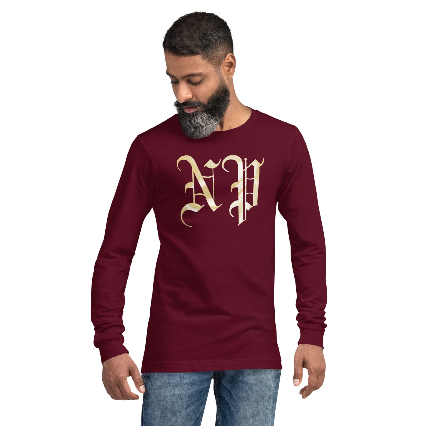 Noble Peasants Gold Leaf Logo Unisex Long Sleeve Tee